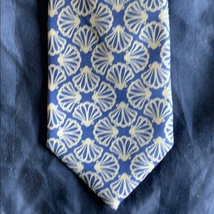 Lily Pulitzer Sea Shell Blue Tie